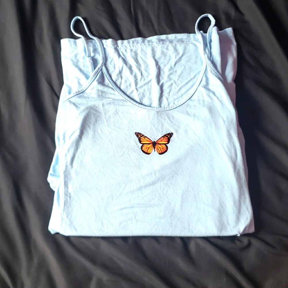 Baby blue SHEIN summer dress